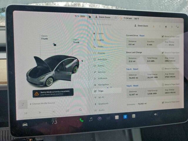 Сірий Тесла Модель 3, об'ємом двигуна 0 л та пробігом 113 тис. км за 4600 $, фото 8 на Automoto.ua