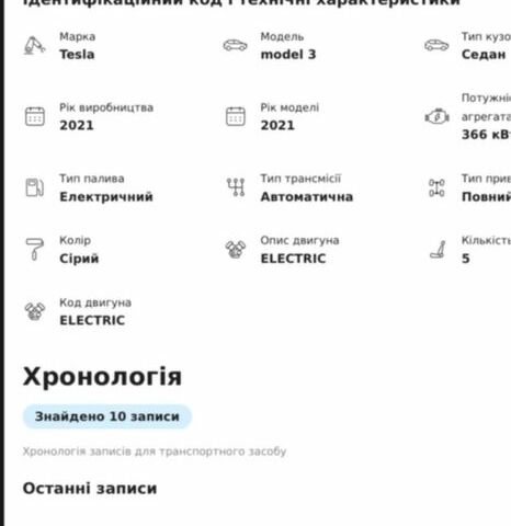 Сірий Тесла Модель 3, об'ємом двигуна 0 л та пробігом 95 тис. км за 28800 $, фото 18 на Automoto.ua