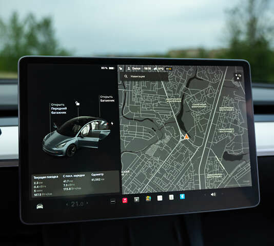 Серый Тесла Модель 3, объемом двигателя 0 л и пробегом 66 тыс. км за 21500 $, фото 21 на Automoto.ua