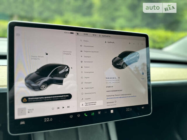 Сірий Тесла Модель 3, об'ємом двигуна 0 л та пробігом 28 тис. км за 22900 $, фото 20 на Automoto.ua