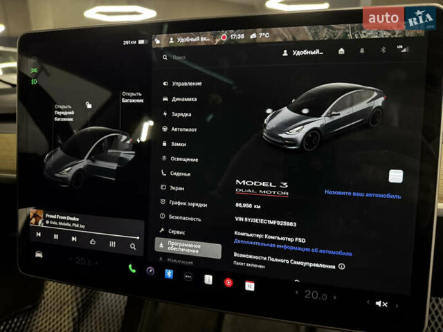 Серый Тесла Модель 3, объемом двигателя 0 л и пробегом 86 тыс. км за 23999 $, фото 19 на Automoto.ua