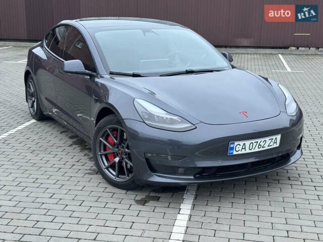 Сірий Тесла Модель 3, об'ємом двигуна 0 л та пробігом 95 тис. км за 21500 $, фото 3 на Automoto.ua