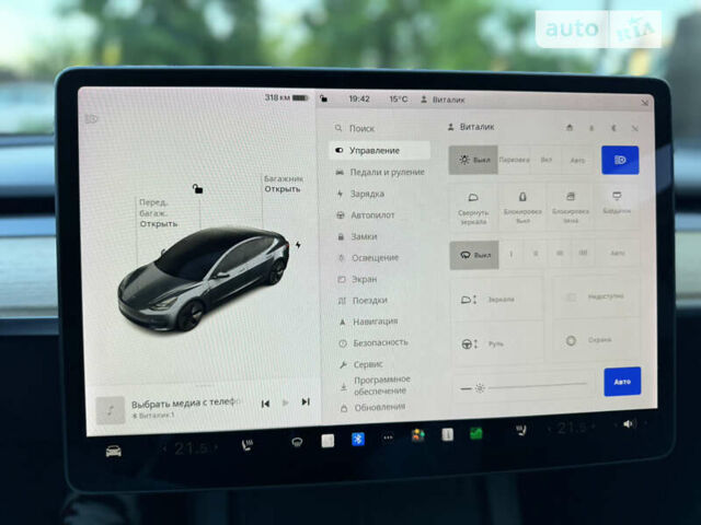 Серый Тесла Модель 3, объемом двигателя 0 л и пробегом 19 тыс. км за 23500 $, фото 21 на Automoto.ua