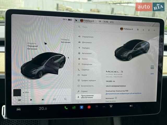 Серый Тесла Модель 3, объемом двигателя 0 л и пробегом 140 тыс. км за 18400 $, фото 13 на Automoto.ua