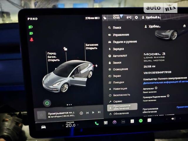 Серый Тесла Модель 3, объемом двигателя 0 л и пробегом 29 тыс. км за 36500 $, фото 6 на Automoto.ua