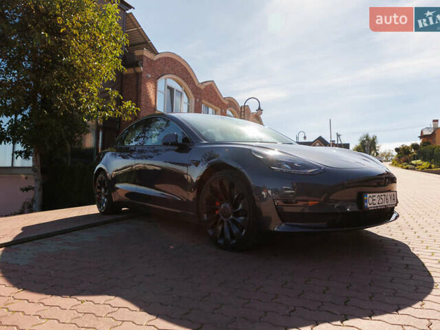 Серый Тесла Модель 3, объемом двигателя 0 л и пробегом 12 тыс. км за 29600 $, фото 2 на Automoto.ua