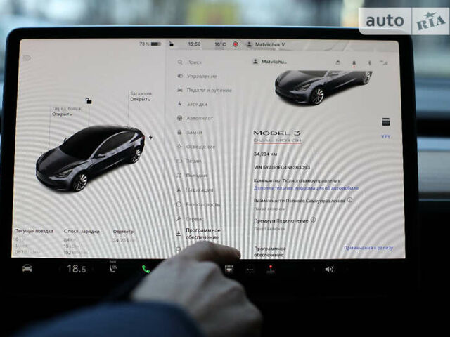 Серый Тесла Модель 3, объемом двигателя 0 л и пробегом 35 тыс. км за 30000 $, фото 52 на Automoto.ua