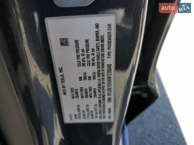 Сірий Тесла Модель 3, об'ємом двигуна 0 л та пробігом 112 тис. км за 8100 $, фото 11 на Automoto.ua