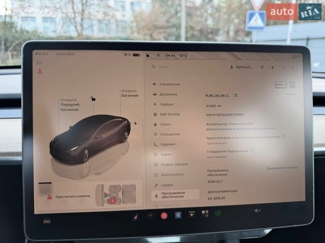 Серый Тесла Модель 3, объемом двигателя 0 л и пробегом 47 тыс. км за 17500 $, фото 20 на Automoto.ua