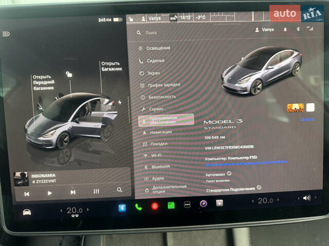 Серый Тесла Модель 3, объемом двигателя 0 л и пробегом 109 тыс. км за 20500 $, фото 22 на Automoto.ua