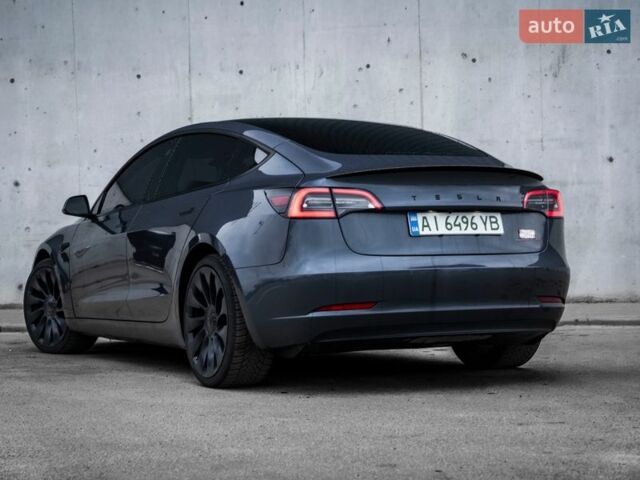 Серый Тесла Модель 3, объемом двигателя 0 л и пробегом 29 тыс. км за 21600 $, фото 1 на Automoto.ua