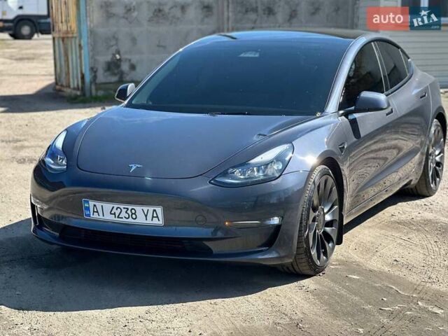 Серый Тесла Модель 3, объемом двигателя 0 л и пробегом 9 тыс. км за 28900 $, фото 1 на Automoto.ua