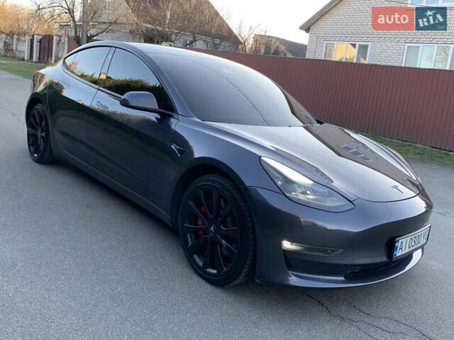 Сірий Тесла Модель 3, об'ємом двигуна 0 л та пробігом 34 тис. км за 26800 $, фото 1 на Automoto.ua