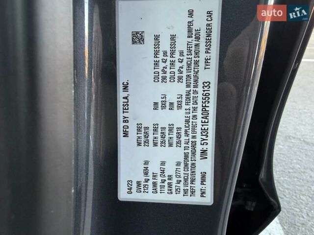 Сірий Тесла Модель 3, об'ємом двигуна 0 л та пробігом 39 тис. км за 21500 $, фото 20 на Automoto.ua