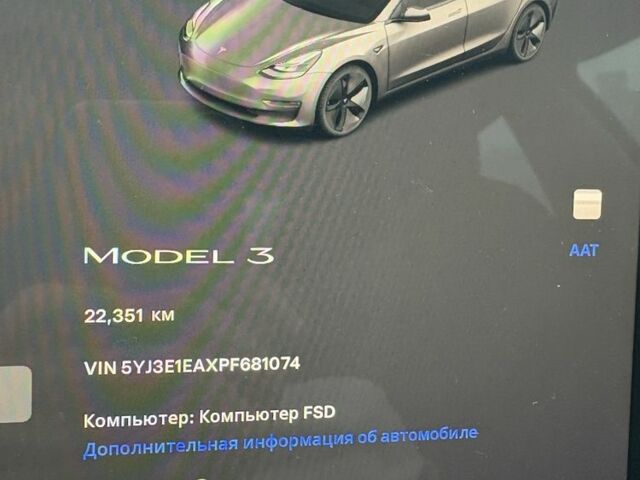 Сірий Тесла Модель 3, об'ємом двигуна 0 л та пробігом 22 тис. км за 23000 $, фото 6 на Automoto.ua