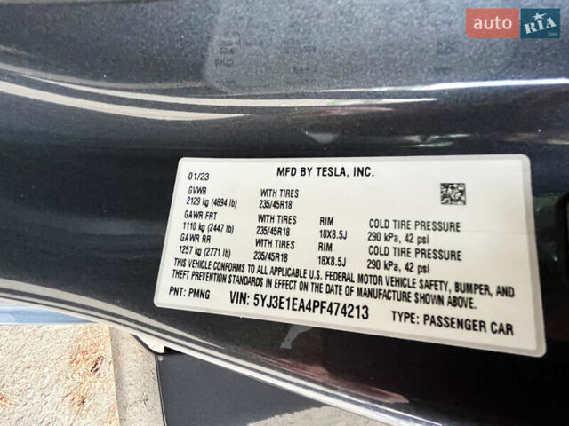 Сірий Тесла Модель 3, об'ємом двигуна 0 л та пробігом 19 тис. км за 28999 $, фото 8 на Automoto.ua