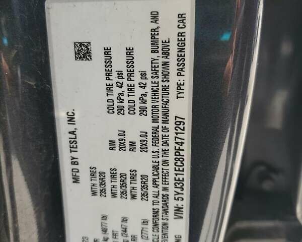 Серый Тесла Модель 3, объемом двигателя 0 л и пробегом 64 тыс. км за 10600 $, фото 11 на Automoto.ua