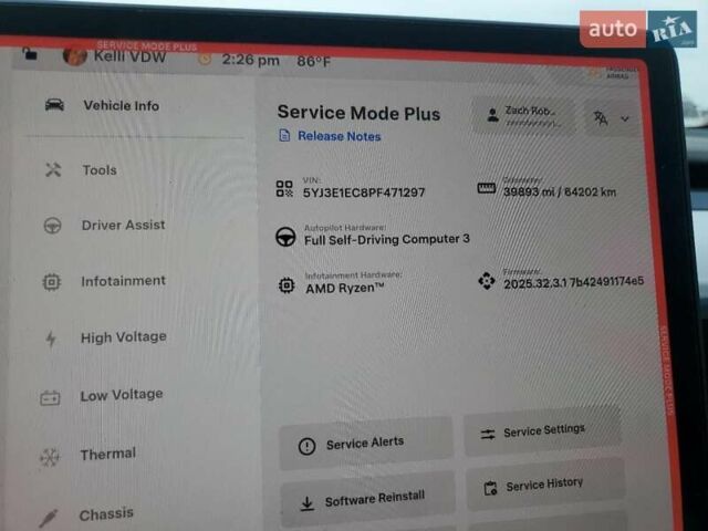 Серый Тесла Модель 3, объемом двигателя 0 л и пробегом 64 тыс. км за 10600 $, фото 8 на Automoto.ua
