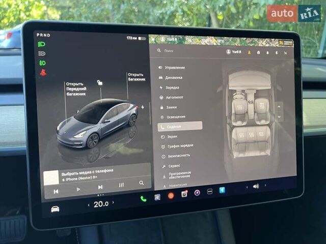 Серый Тесла Модель 3, объемом двигателя 0 л и пробегом 19 тыс. км за 24999 $, фото 26 на Automoto.ua