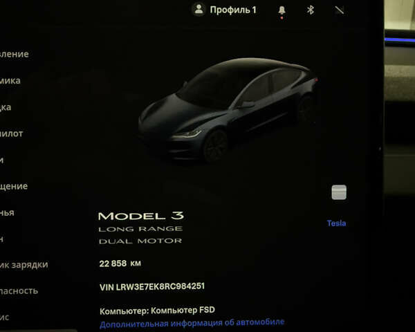 Серый Тесла Модель 3, объемом двигателя 0 л и пробегом 22 тыс. км за 29000 $, фото 13 на Automoto.ua