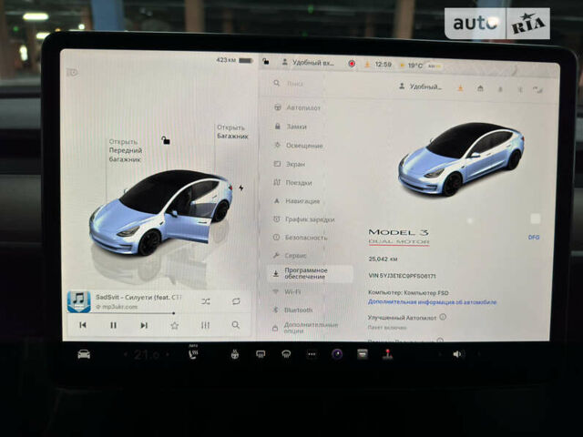 Сірий Тесла Модель 3, об'ємом двигуна 0 л та пробігом 35 тис. км за 29400 $, фото 52 на Automoto.ua