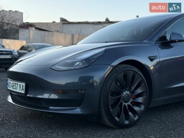 Серый Тесла Модель 3, объемом двигателя 0 л и пробегом 65 тыс. км за 23000 $, фото 1 на Automoto.ua