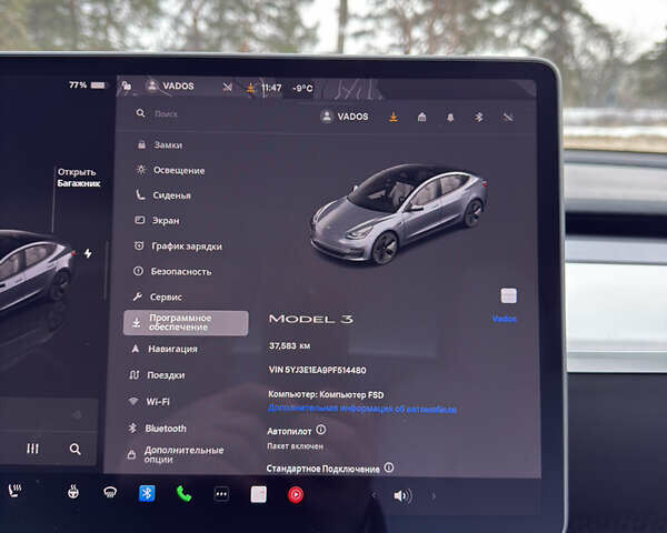 Сірий Тесла Модель 3, об'ємом двигуна 0 л та пробігом 37 тис. км за 22500 $, фото 21 на Automoto.ua