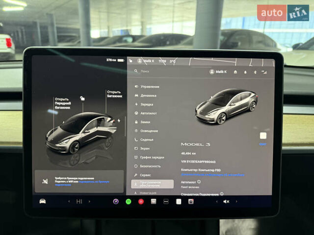 Сірий Тесла Модель 3, об'ємом двигуна 0 л та пробігом 48 тис. км за 20900 $, фото 27 на Automoto.ua