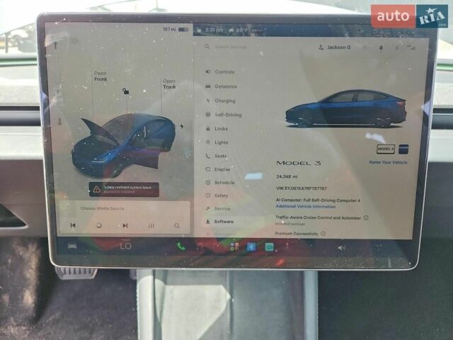 Сірий Тесла Модель 3, об'ємом двигуна 0 л та пробігом 39 тис. км за 8500 $, фото 8 на Automoto.ua