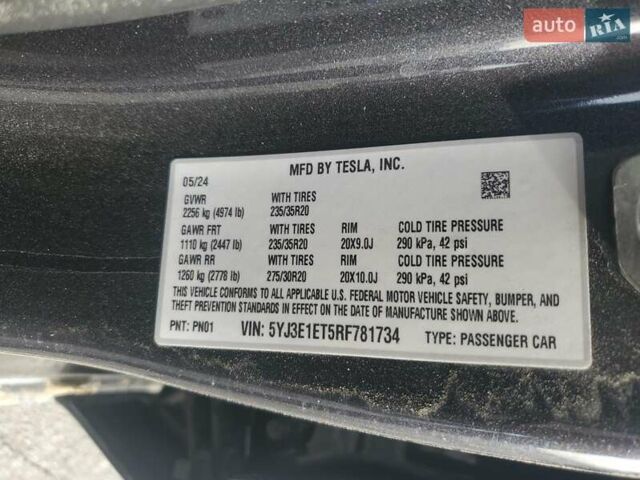 Тесла Модель 3 2024 в Киеве на Automoto.ua Серый Тесла Модель 3, объемом двигателя 0 л и пробегом 9 тыс. км за 42000 $, фото 13 на Automoto.ua