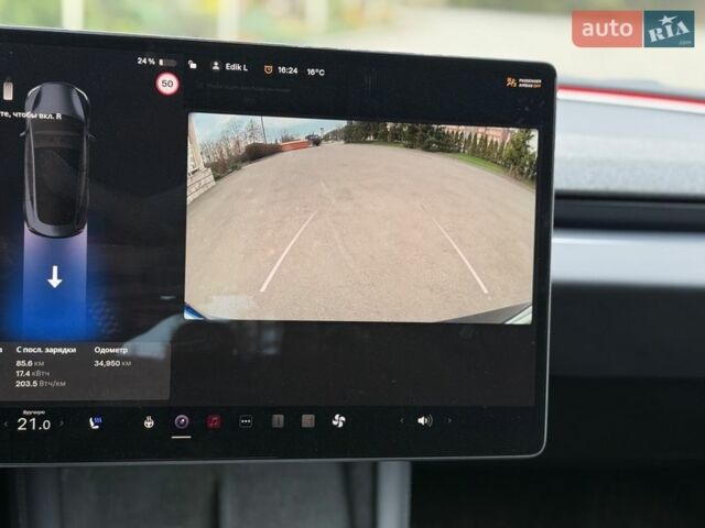 Сірий Тесла Модель 3, об'ємом двигуна 0 л та пробігом 34 тис. км за 25300 $, фото 36 на Automoto.ua