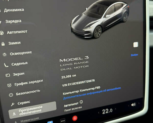 Серый Тесла Модель 3, объемом двигателя 0 л и пробегом 23 тыс. км за 31000 $, фото 11 на Automoto.ua