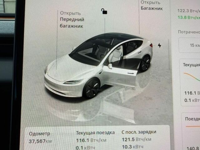 Сірий Тесла Модель 3, об'ємом двигуна 0 л та пробігом 37 тис. км за 30900 $, фото 1 на Automoto.ua