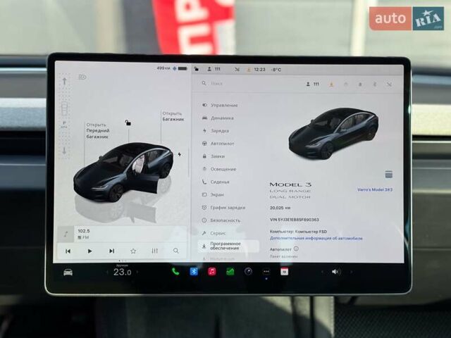 Сірий Тесла Модель 3, об'ємом двигуна 0 л та пробігом 20 тис. км за 34500 $, фото 19 на Automoto.ua