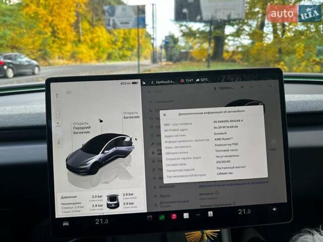 Тесла Модель 3 2024 у Львові на Automoto.ua Сірий Тесла Модель 3, об'ємом двигуна 0 л та пробігом 9 тис. км за 32500 $, фото 29 на Automoto.ua