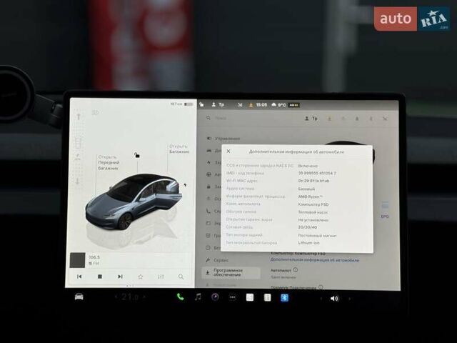 Серый Тесла Модель 3, объемом двигателя 0 л и пробегом 12 тыс. км за 31999 $, фото 22 на Automoto.ua