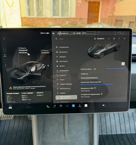 Серый Тесла Модель 3, объемом двигателя 0 л и пробегом 14 тыс. км за 25900 $, фото 14 на Automoto.ua