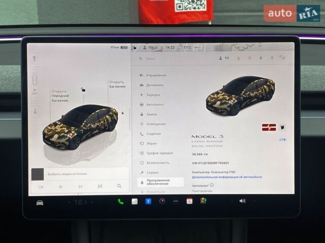 Сірий Тесла Модель 3, об'ємом двигуна 0 л та пробігом 39 тис. км за 30999 $, фото 20 на Automoto.ua