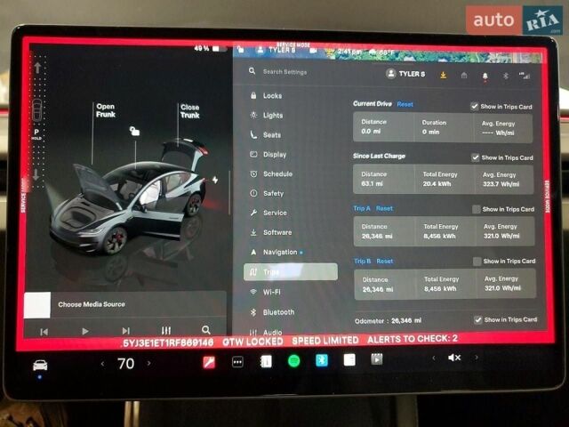 Сірий Тесла Модель 3, об'ємом двигуна 0 л та пробігом 42 тис. км за 9700 $, фото 8 на Automoto.ua
