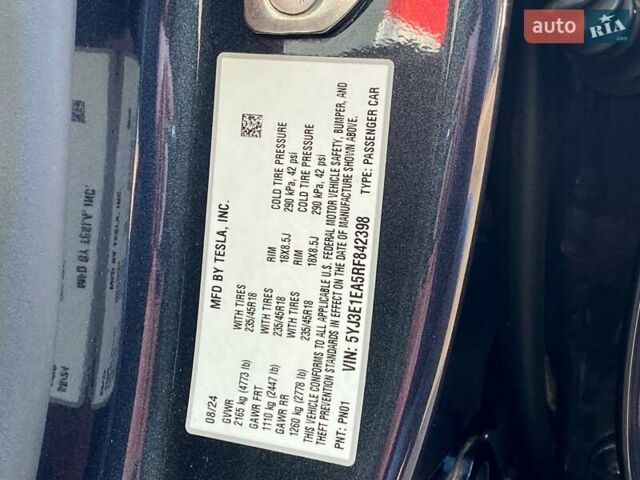 Сірий Тесла Модель 3, об'ємом двигуна 0 л та пробігом 21 тис. км за 29999 $, фото 27 на Automoto.ua