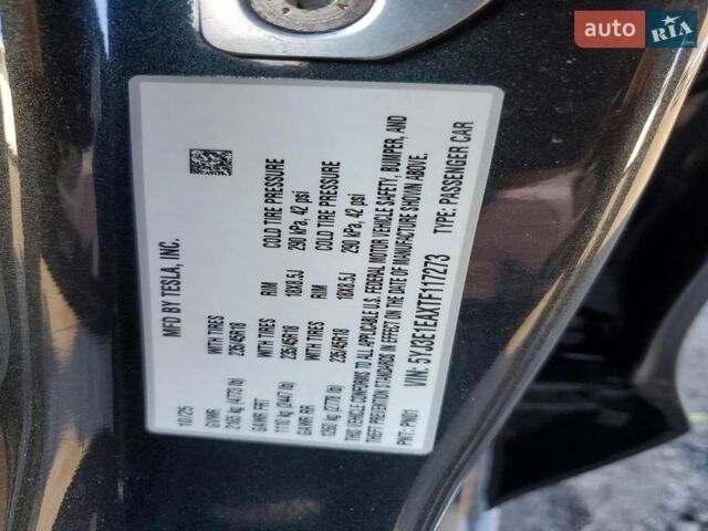 Серый Тесла Модель 3, объемом двигателя 0 л и пробегом 8 тыс. км за 10500 $, фото 11 на Automoto.ua