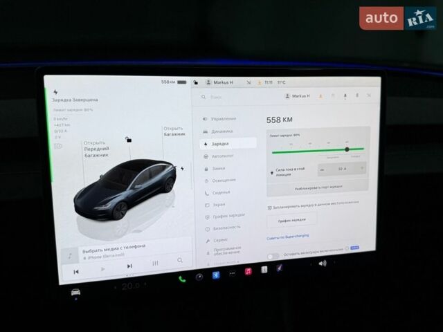 Серый Тесла Модель 3, объемом двигателя 0 л и пробегом 9 тыс. км за 29999 $, фото 118 на Automoto.ua