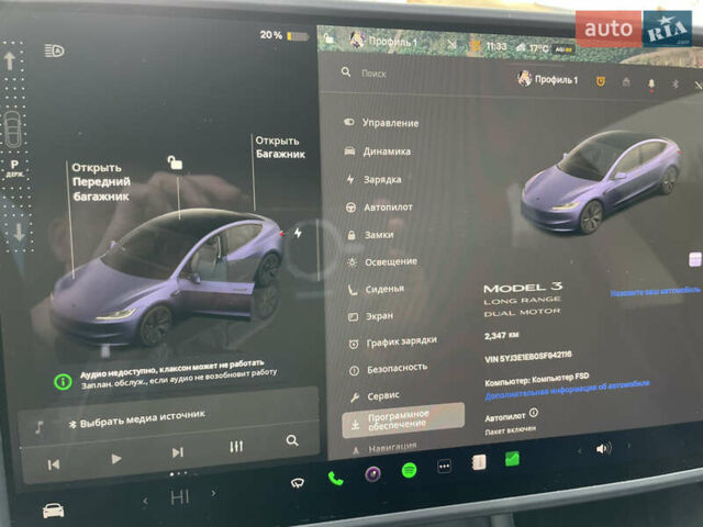 Тесла Модель 3 2025 у Бродах на Automoto.ua Сірий Тесла Модель 3, об'ємом двигуна 0 л та пробігом 2 тис. км за 26700 $, фото 13 на Automoto.ua