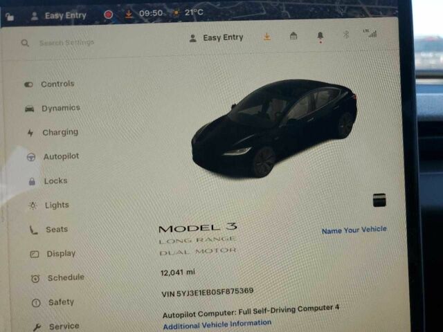 Сірий Тесла Модель 3, об'ємом двигуна 0 л та пробігом 23 тис. км за 13000 $, фото 8 на Automoto.ua