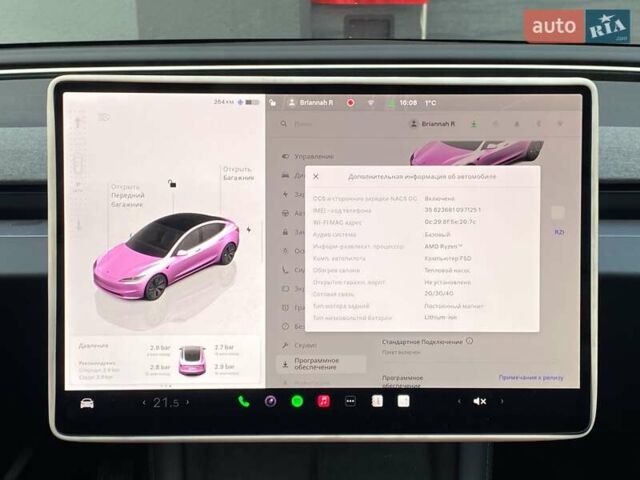 Сірий Тесла Модель 3, об'ємом двигуна 0 л та пробігом 1 тис. км за 32999 $, фото 26 на Automoto.ua
