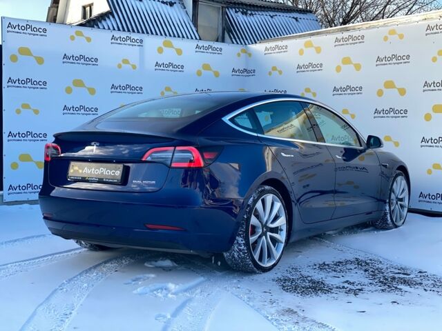 Синій Тесла Модель 3, об'ємом двигуна 0 л та пробігом 155 тис. км за 17800 $, фото 5 на Automoto.ua