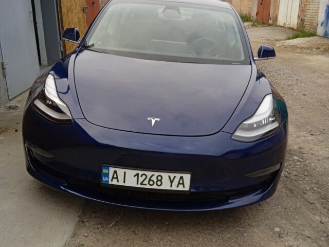 Синий Тесла Модель 3, объемом двигателя 0 л и пробегом 80 тыс. км за 19600 $, фото 1 на Automoto.ua