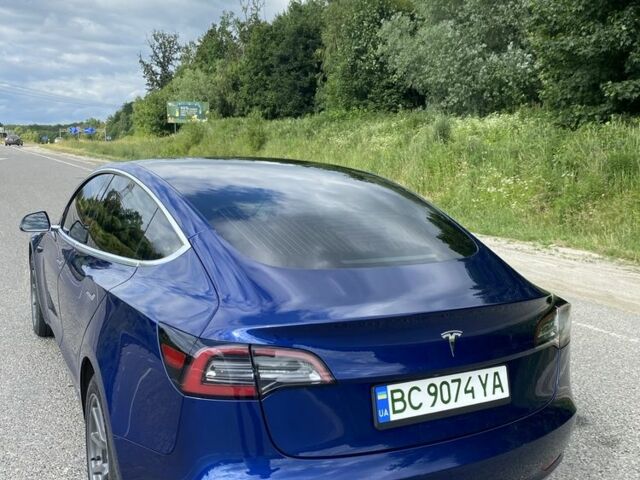 Синий Тесла Модель 3, объемом двигателя 0 л и пробегом 50 тыс. км за 16900 $, фото 1 на Automoto.ua