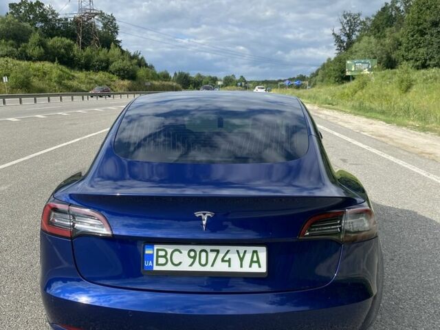 Синий Тесла Модель 3, объемом двигателя 0 л и пробегом 50 тыс. км за 16900 $, фото 5 на Automoto.ua