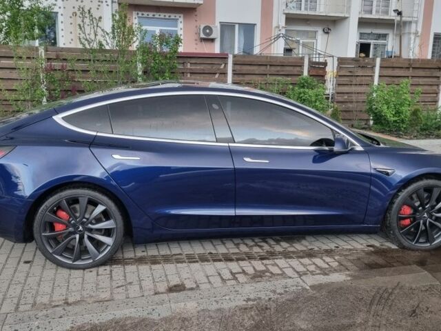 Синій Тесла Модель 3, об'ємом двигуна 0 л та пробігом 173 тис. км за 20940 $, фото 1 на Automoto.ua